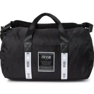 VERSACE Jeans Couture Travel Duffel Bag. Black. Tote. Travel. Bag. NWT.
